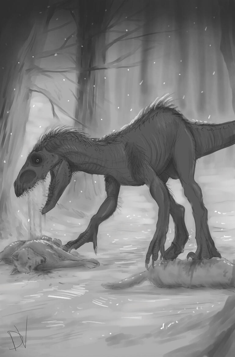 Creature kills the wolves